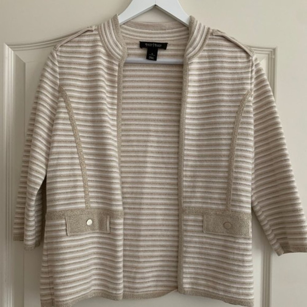 White House Black Market Cardigan Blazer
